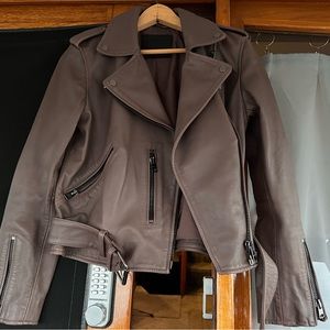 All Saints Balfern Biker leather moto motorcycle jacket